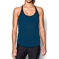 Under Armour Koszulka damska Ladder Mesh Tank Granatowa r. S (1290467-997). Szare topy sportowe damskie marki Under Armour, s, z meshu. Za 122,68 zł.