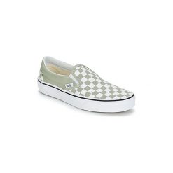 Tenisówki Vans Classic Slip-On. Szare trampki i tenisówki damskie Vans, bez wzorów, bez zapięcia. Za 247,20 zł.