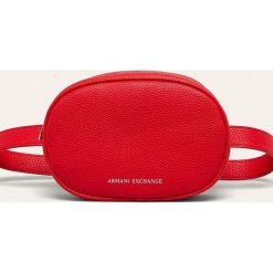 Armani Exchange - Nerka. Czarne nerki damskie Armani Exchange, w paski, z poliesteru, bez dodatków. W wyprzedaży za 349,90 zł.