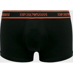 Emporio Armani - Bokserki. Czarne bokserki męskie marki Emporio Armani, z elastanu. Za 139,90 zł.