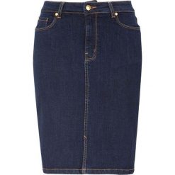 Happy Holly Spódnica dżinsowa Skyler dark denim female niebieski 36. Niebieskie spódniczki damskie Happy Holly, bez wzorów, z denimu, eleganckie. Za 159,00 zł.