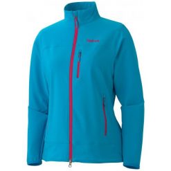 Marmot Kurtka Softshellowa Women`S Tempo Jacket Bluestone L. Niebieskie kurtki sportowe damskie marki Marmot, l, z materiału. W wyprzedaży za 329,00 zł.