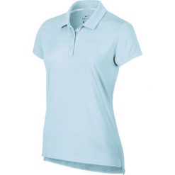 Nike Pure Polo Koszulka Niebieski. Niebieskie koszulki damskie Nike, s, bez wzorów, z elastanu, polo, bez rękawów. Za 223,95 zł.
