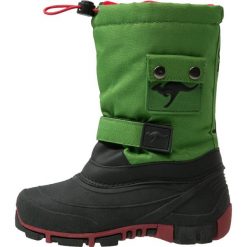 KangaROOS KANGABEAN 2007 Śniegowce green/red. Zielone buty zimowe damskie KangaROOS, z materiału. W wyprzedaży za 149,25 zł.