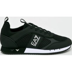 EA7 Emporio Armani - Buty. Niebieskie buty sportowe męskie EA7 Emporio Armani, z gumy, na sznurówki. Za 849,90 zł.
