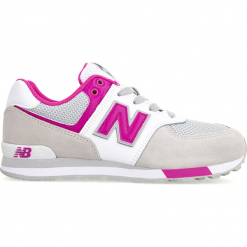 New Balance GC574FNG. Szare buciki niemowlęce New Balance, bez zapięcia. Za 249,99 zł.