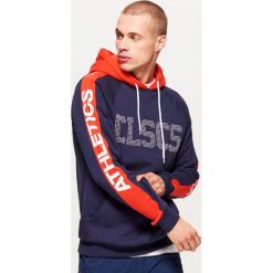 Bluza z kapturem CLASSIC - Granatowy. Niebieskie bluzy męskie rozpinane Cropp, l, z kapturem. Za 129,99 zł.