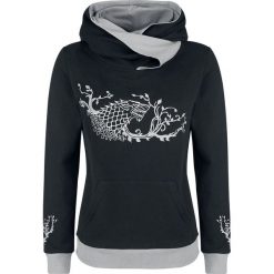 Gra o Tron Stark - Winter is Here Bluza z kapturem damska czarny/szary. Szare bluzy damskie marki Gra o Tron, l, z nadrukiem, z materiału, bez rękawów, z kapturem. Za 199,90 zł.