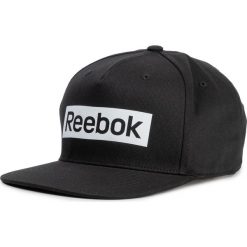 Czapka z daszkiem Reebok - Linear Logo Cap FR8243 Black. Czarne czapki męskie Reebok, bez wzorów, z bawełny. Za 49,00 zł.