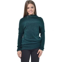Sweter w kolorze zielonym. Zielone swetry klasyczne damskie marki Lada Lucci, xxs, ze stójką. W wyprzedaży za 169,95 zł.