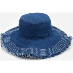 Jeansowy kapelusz - Granatowy. Niebieskie kapelusze damskie marki Reserved, z jeansu. Za 59,99 zł.