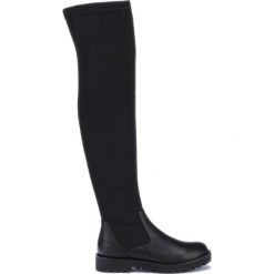 TWINSET Kozaki Czarny. Czarne kozaki damskie Twinset, ze skóry, bez obcasa, bez zapięcia. Za 836,95 zł.