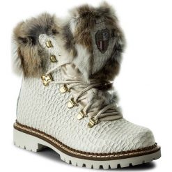 Botki NEW ITALIA SHOES - 1515404A/61 White. Białe botki damskie skórzane marki New Italia Shoes. W wyprzedaży za 669,00 zł.