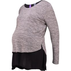 Bluzki damskie: Seraphine FELICE Bluzka z długim rękawem grey/black