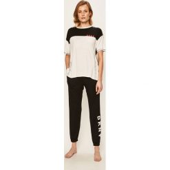 Dkny - Piżama. Czarne piżamy damskie DKNY, s, z nadrukiem, z elastanu. Za 419,90 zł.