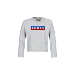 Bluzy Levis GRAPHIC GYM CREW. Szare bluzy damskie Levi's®, s, bez wzorów, bez rękawów, bez kaptura. Za 195,30 zł.