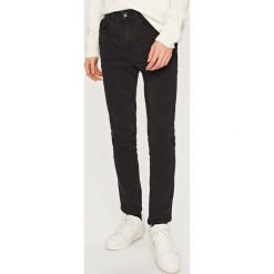 Spodnie męskie: Jeansy rurki skinny fit - Czarny