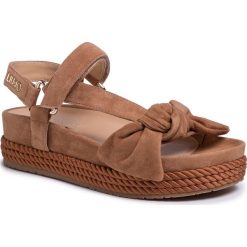 Espadryle LIU JO - Patty 05 SA0083 P0021 Tan S1800. Pomarańczowe espadryle damskie Liu Jo, bez wzorów, ze skóry, bez obcasa. W wyprzedaży za 519,00 zł.