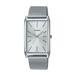 CASIO Collection LTP E156M-7A. Szare zegarki damskie CASIO, srebrne. W wyprzedaży za 268,00 zł.