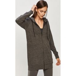 Adidas Performance - Bluza. Szare bluzy damskie adidas Performance, s, bez wzorów, z elastanu, bez rękawów, z kapturem. W wyprzedaży za 179,90 zł.