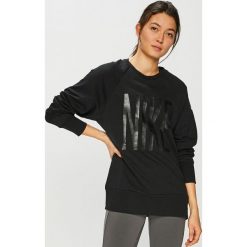 Nike - Bluza. Szare bluzy damskie z nadrukiem marki Nike, s, z bawełny, bez kaptura. W wyprzedaży za 179,90 zł.