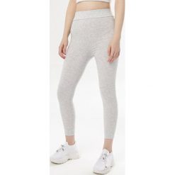 Jasnoszare Legginsy Echolyse. Szare legginsy damskie Born2be, s, bez wzorów. W wyprzedaży za 44,99 zł.