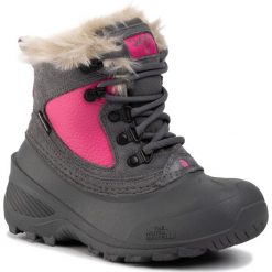 Śniegowce THE NORTH FACE - Youth Shellista Extreme T92T5VH7D Zinc Grey/Mr. Pink. Szare śniegowce dziewczęce The North Face, bez zapięcia. W wyprzedaży za 219,00 zł.