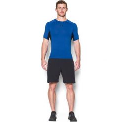 Under Armour Koszulka Hg Armour Ss Blue Marker Black L. Niebieskie koszulki sportowe męskie marki Under Armour, m, z tkaniny, z krótkim rękawem, na fitness i siłownię. Za 75,00 zł.