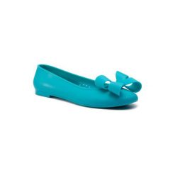 BASSANO WP41-127761. Niebieskie baleriny damskie Bassano, bez wzorów, z tworzywa sztucznego, bez obcasa. Za 39,99 zł.
