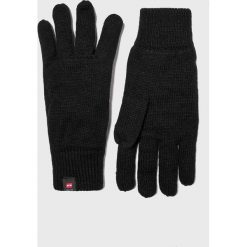Jack & Jones - Rękawiczki. Czarne rękawiczki męskie Jack & Jones, bez wzorów, z elastanu. W wyprzedaży za 39,90 zł.