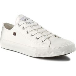 Trampki BIG STAR - V174347 White. Białe trampki męskie BIG STAR, bez wzorów, z gumy, retro, bez zapięcia. Za 109,00 zł.