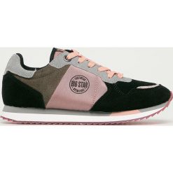 Big Star - Buty. Czarne buty sportowe damskie BIG STAR, bez wzorów, ze skóry, sportowe. Za 249,90 zł.