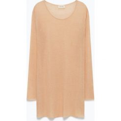 T-shirty damskie: Koszulka „Limofield” w kolorze brzoskwiniowym