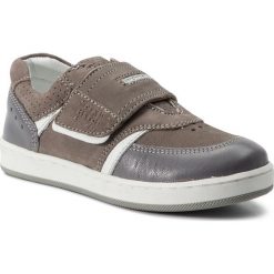 Sneakersy SERGIO BARDI - SBK-01-01-000004 609. Szare trampki chłopięce Sergio Bardi Kids, bez wzorów, ze skóry, na rzepy. W wyprzedaży za 119,00 zł.