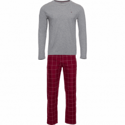 Tommy Hilfiger piżama męska UM0UM01601 CN LS Pant Flannel Set L wielokolorowa. Piżamy męskie m, z bawełny. Za 349,00 zł.