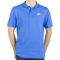 NIKE SPORTSWEAR POLO > CJ4456-402. Koszulki męskie Nike, m, bez wzorów, z bawełny, klasyczne, bez rękawów. Za 129,99 zł.
