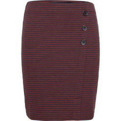 Spódnica w kolorze czarno-czerwono-szarym. Czerwone spódniczki damskie Esprit Woman, xs, w paski, midi. W wyprzedaży za 78,95 zł.