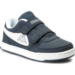 Sneakersy KAPPA - Trooper Light Ice K 260575K Navy/White 6710. Niebieskie półbuty męskie Kappa, bez wzorów, ze skóry ekologicznej, na rzepy. Za 69,00 zł.