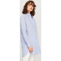 Koszula oversize - Niebieski. Niebieskie koszule damskie Reserved. W wyprzedaży za 39,99 zł.