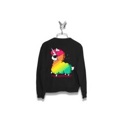 Bluza Jednorożec haters Męska. Czarne bluzy damskie Failfake, m, bez wzorów, bez kołnierzyka, bez rękawów, bez kaptura. Za 170,00 zł.