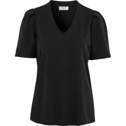 Freequent Bluzka z modalu Yr czarny female czarny M (40). Czarne bluzki damskie Freequent, s, bez wzorów, z wiskozy, eleganckie, z dekoltem w serek, bez rękawów. Za 139,00 zł.