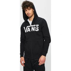 Vans - Bluza. Czarne bluzy męskie marki Vans, s, z nadrukiem, z bawełny, z kapturem. Za 279,90 zł.