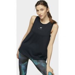 Top treningowy damski. Topy damskie s, bez wzorów, z dzianiny, bez kołnierzyka. Za 59,99 zł.