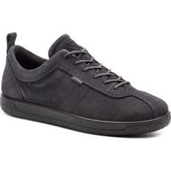Półbuty ECCO - Soft 1 Ladies GORE-TEX 40065305308 Magnet. Szare półbuty damskie ecco, bez wzorów, ze skóry, bez obcasa, na płaskiej podeszwie, bez zapięcia. Za 499,00 zł.