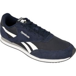Granatowe Buty Reebok Royal Classic Jogger 2 M V70711. Niebieskie buty sportowe męskie Reebok, ze skóry, bez zapięcia, do biegania, reebok royal. W wyprzedaży za 269,00 zł.