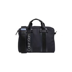 Aktówki / Teczki Calvin Klein Jeans K50K504228 CLASH LAPTOP. Czarne aktówki męskie Calvin Klein Jeans, bez wzorów, z jeansu. Za 409,35 zł.