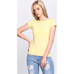 Bluzki, topy, tuniki: Żółty T-shirt Stay Near
