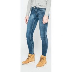 Tally Weijl - Jeansy. Niebieskie jeansy damskie rurki marki TALLY WEIJL, z elastanu, z obniżonym stanem. W wyprzedaży za 99,90 zł.