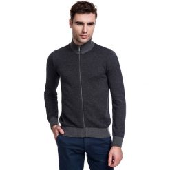 Sweter OSCAR SWPS000314. Szare swetry męskie Giacomo Conti, m, bez wzorów, z bawełny, bez kołnierzyka, bez kaptura. Za 399,00 zł.