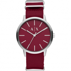 Zegarek ARMANI EXCHANGE - Cayde AX2711 Burgundy/Silver. Szare zegarki męskie Armani Exchange. W wyprzedaży za 339,00 zł.